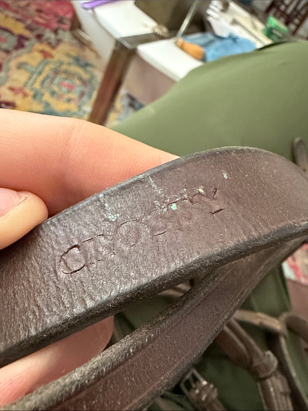 Vintage Crosby English Headstall - Picture 12 of 14